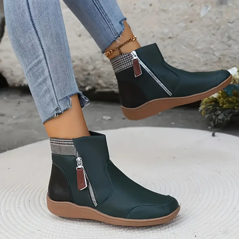 Ellen | Premium Zipper Orthopedic Waterproof Boots