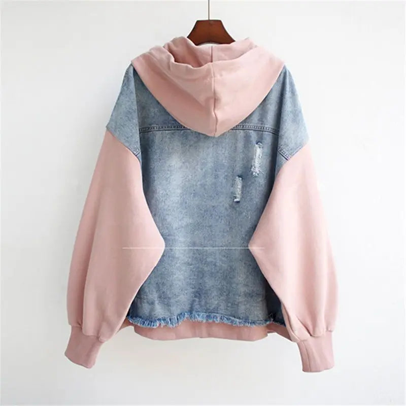 Natalie | Elegant Denim Hoodie