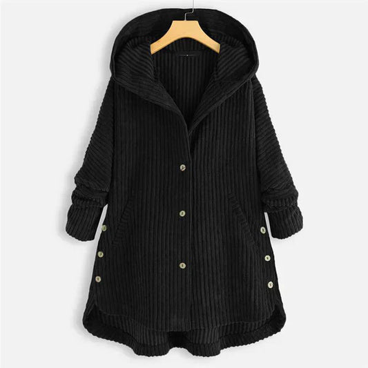 Dana | Corduroy Hooded Coat